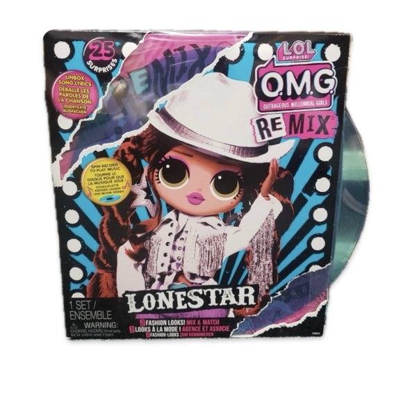 O.M.G. Remix Lonestar Fashion Doll 25 Surprises with Music LuL surprise NEW - Picture 16 of 16